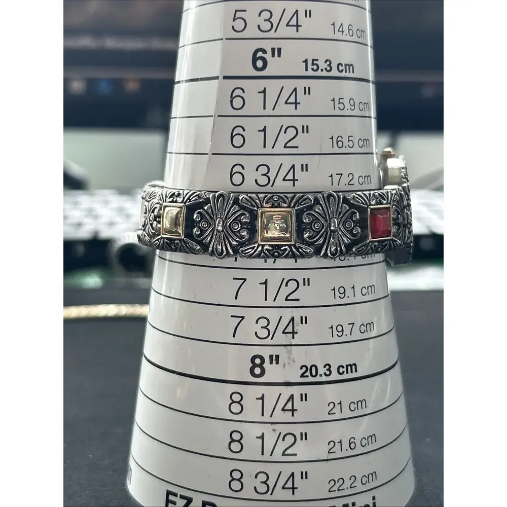 No Boundaries Red Rhinestones Silver Tone Women’s Quartz Watch